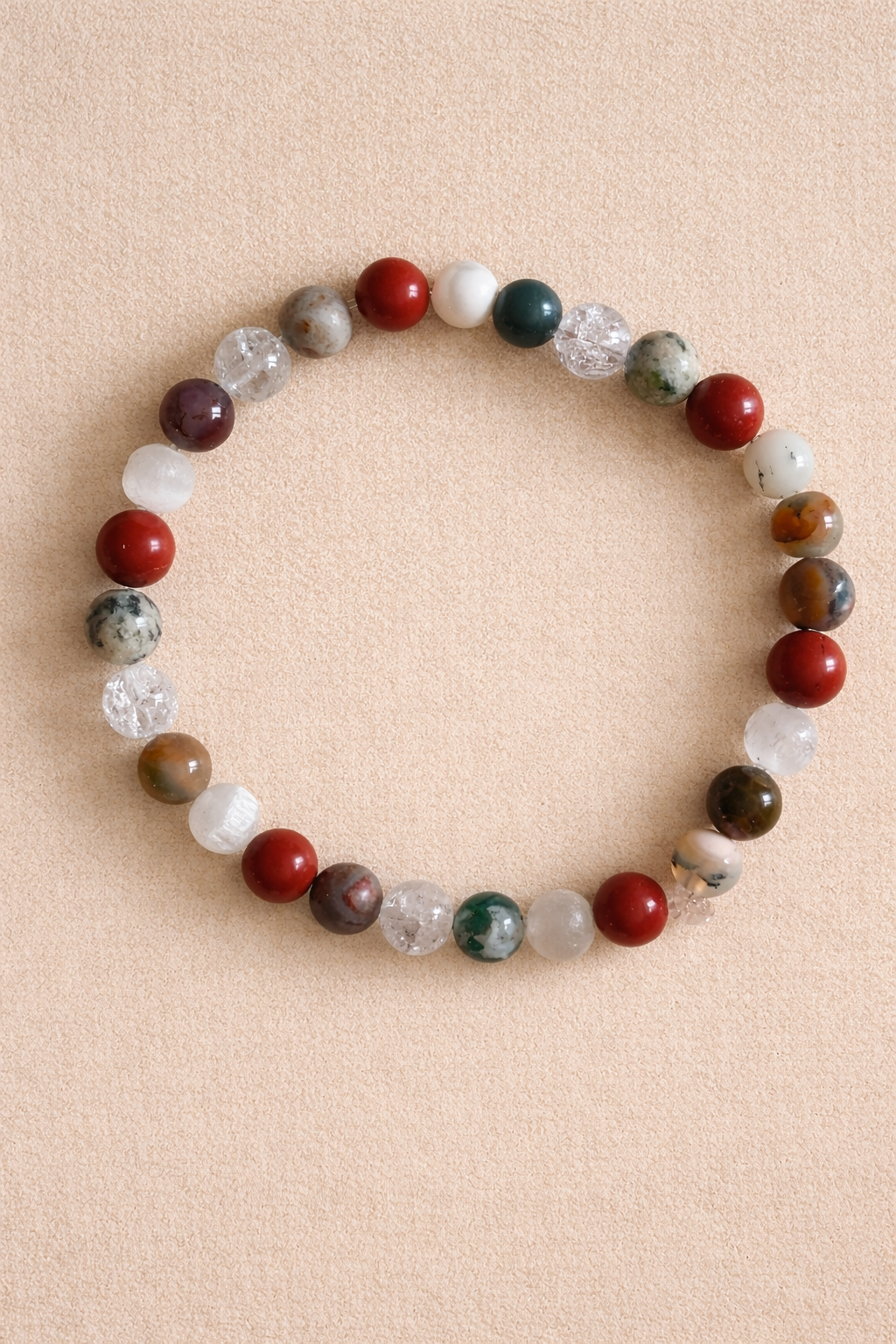 Bracelet rouge et lune AIGUILLE D'OR