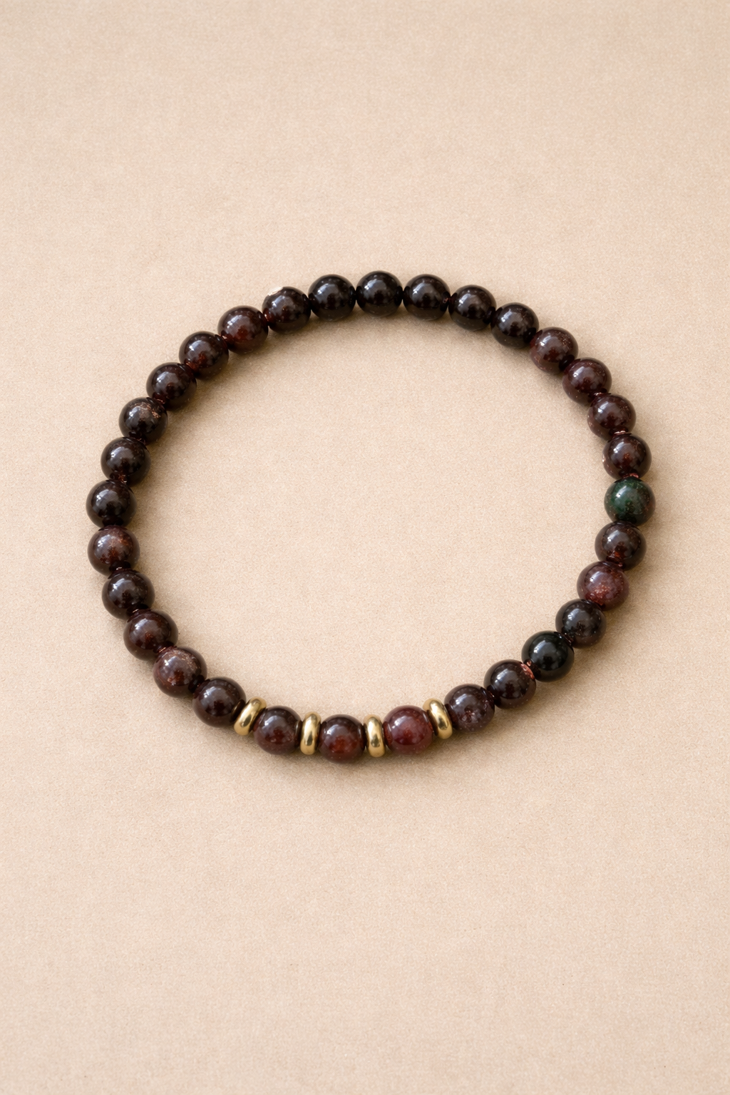 Bracelet Grenat rouge-ÉDITION PRESTIGE