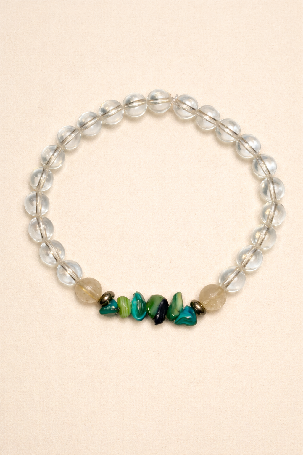 Bracelet "Clarté & Vitalité" — Collection Aiguille d'Or / Fragments